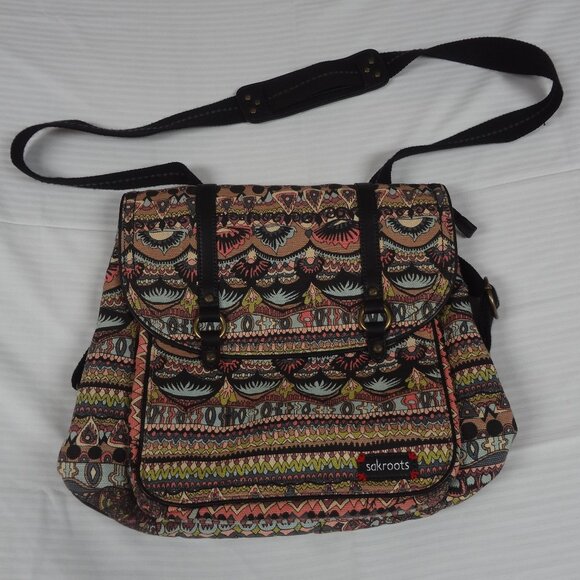 Sakroots Handbags - Sakroots Women’s Convertible Signature Peace Print Backpack/ Crossbody Bag/Purse